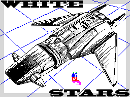 White-stars-spaceship