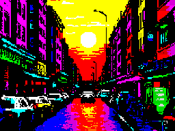 Sunset-in-street