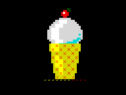 zxgfxtober-19-specscii-Ice-Cream-zxgfxtober-2023-